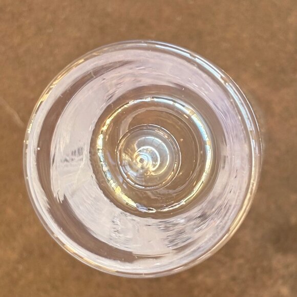 Vintage Etched Frosted Hummingbird Floral Glass Bud Vase - Picture 4 of 4